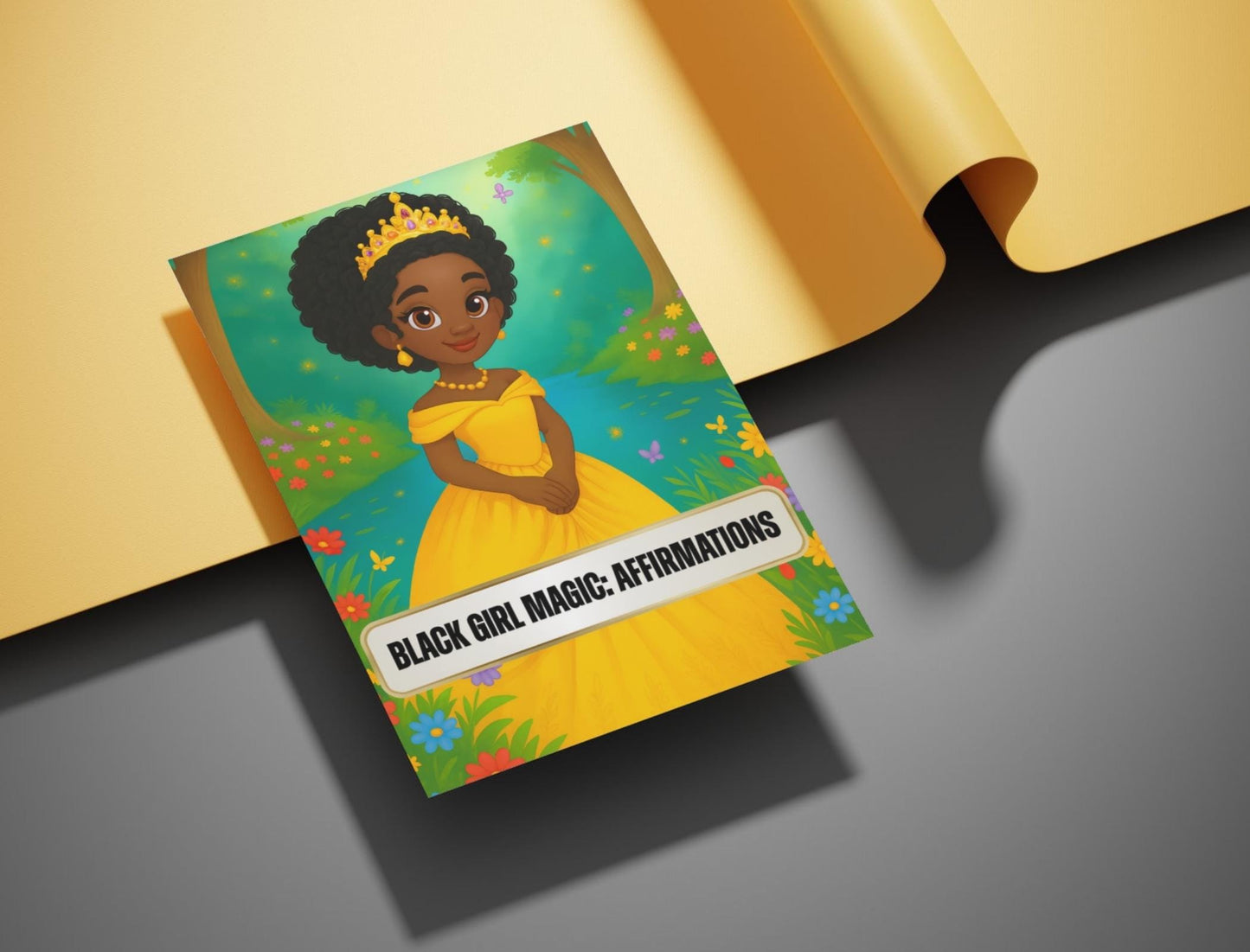 Princess Tiana Coloring Book | Black Girl Magic Affirmations (Digital Download)