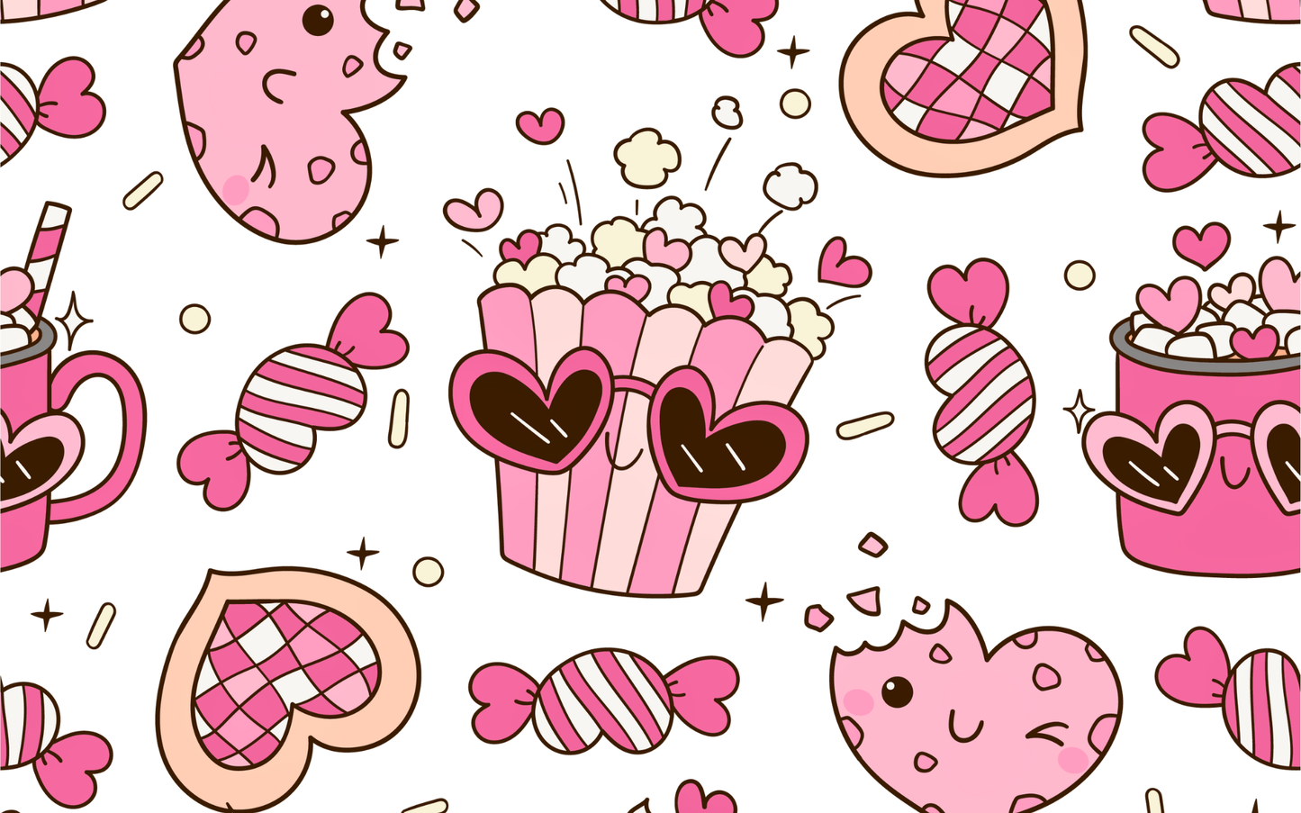 Coquette Christmas Digital Paper – 15 Pastel Holiday Patterns (Instant Download)