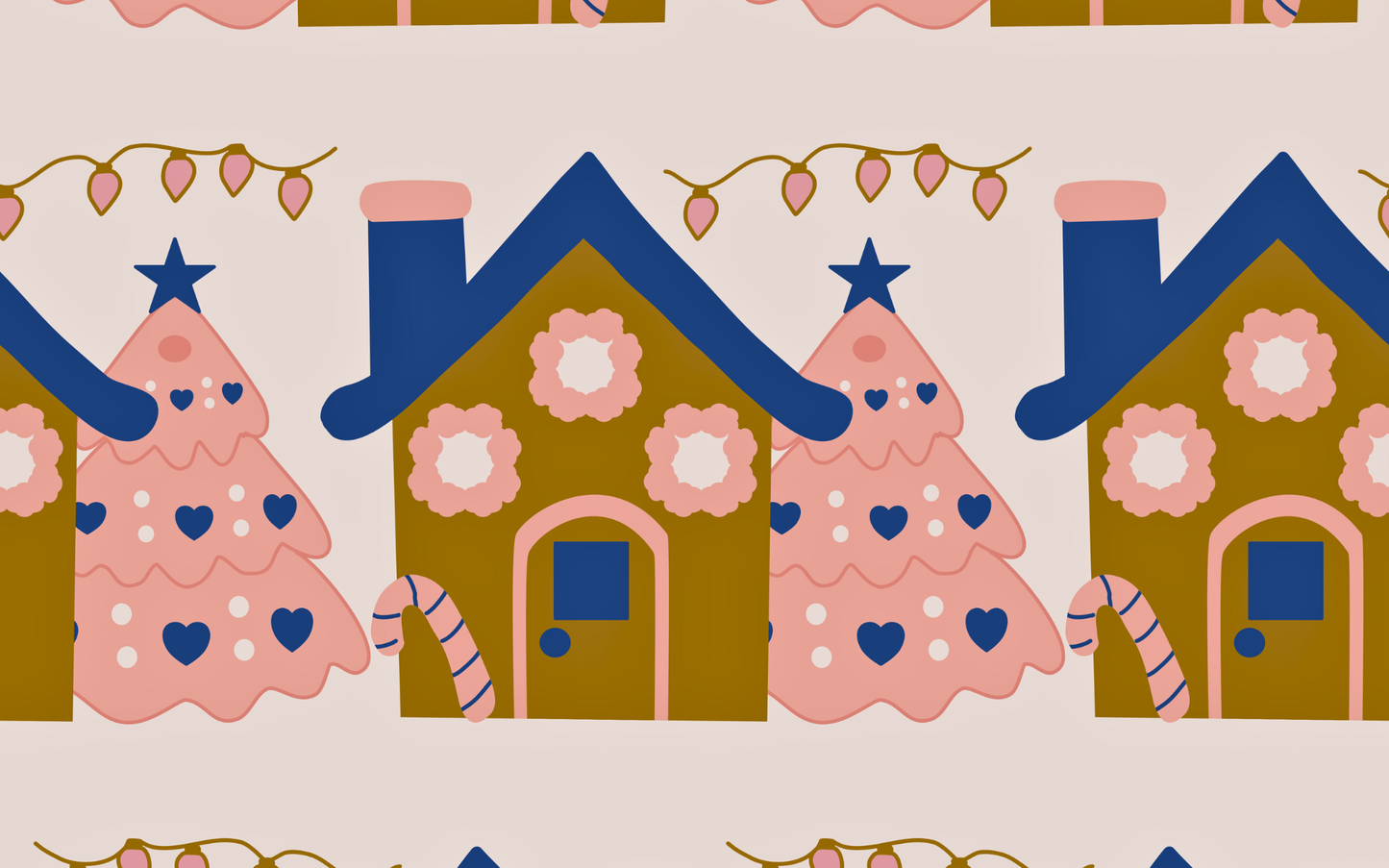 Coquette Christmas Digital Paper – 15 Pastel Holiday Patterns (Instant Download)