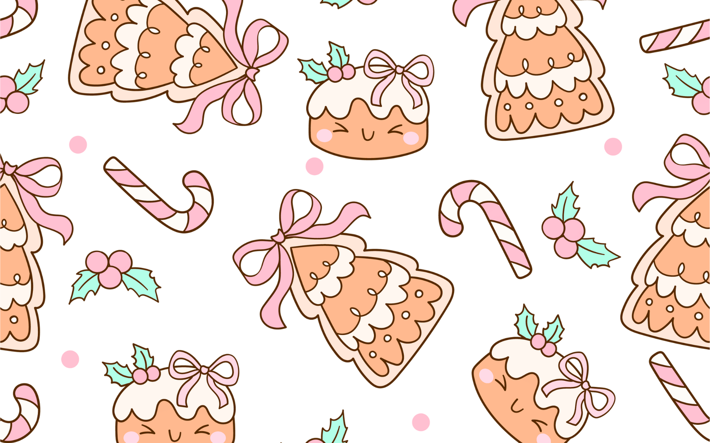 Coquette Christmas Digital Paper – 15 Pastel Holiday Patterns (Instant Download)