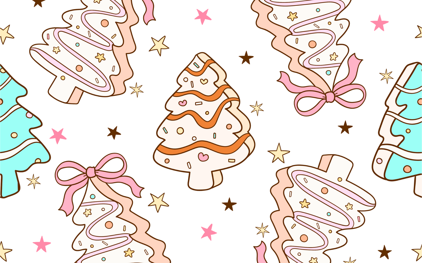 Coquette Christmas Digital Paper – 15 Pastel Holiday Patterns (Instant Download)