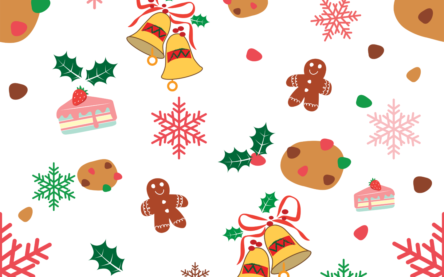 Coquette Christmas Digital Paper – 15 Pastel Holiday Patterns (Instant Download)