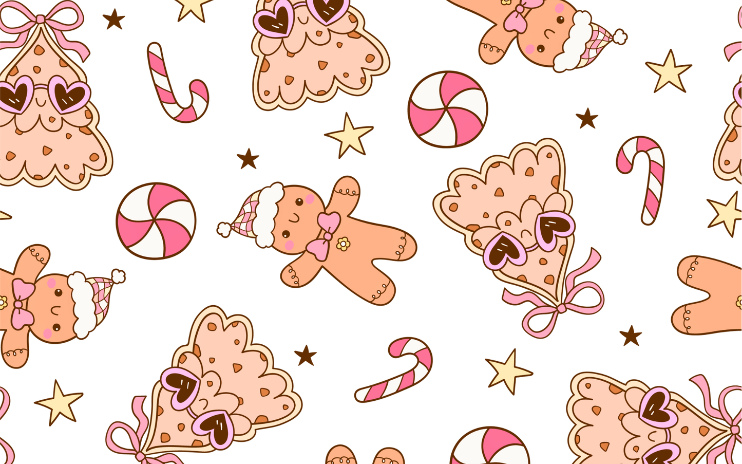 Coquette Christmas Digital Paper – 15 Pastel Holiday Patterns (Instant Download)