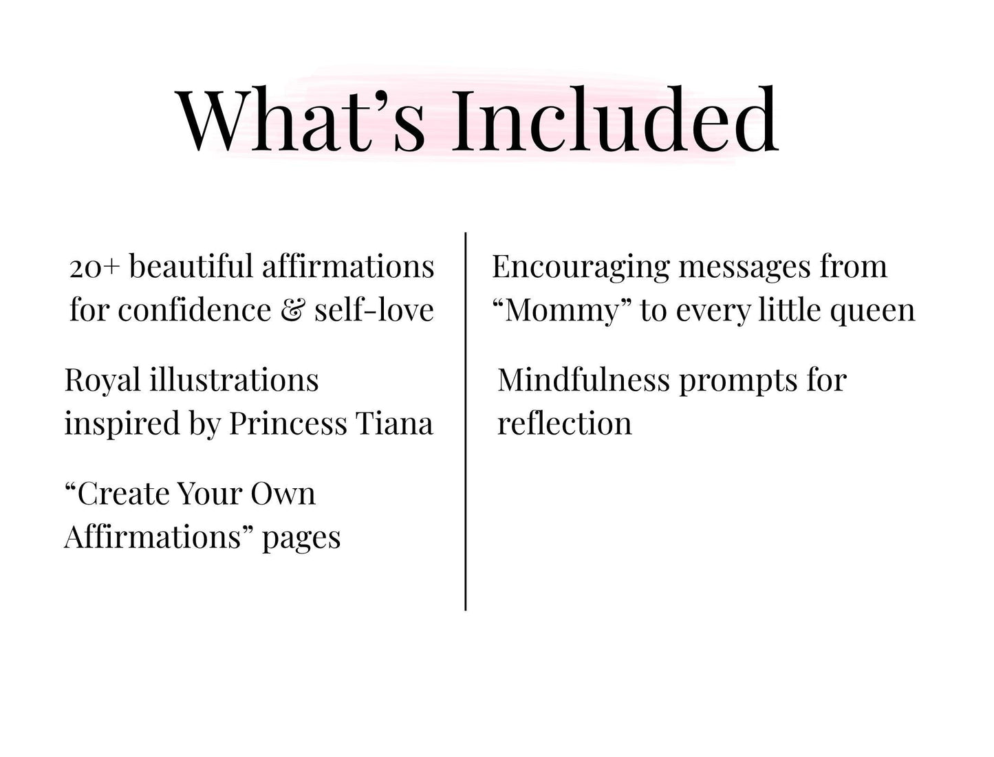 Princess Tiana Coloring Book | Black Girl Magic Affirmations (Digital Download)