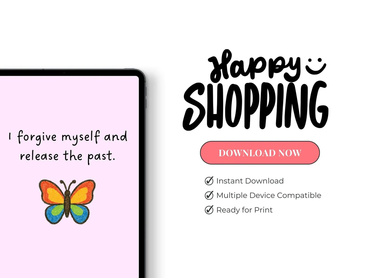 Printable Affirmation Cards: Self-Love & Mindfulness