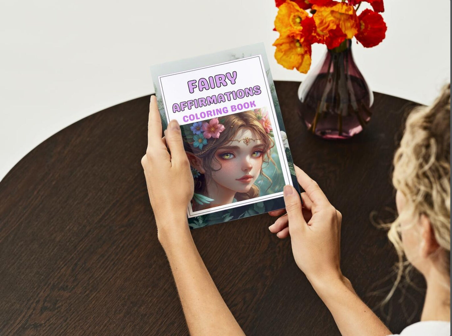 Fairy Affirmations Coloring Book | Mindfulness Pages for Kids & Adults (Digital Download)